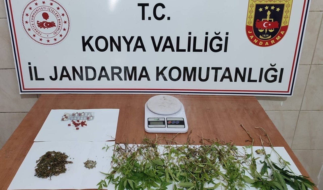 Konya’da uyuşturucuya büyük baskın: Binlercesi ele geçirildi 
