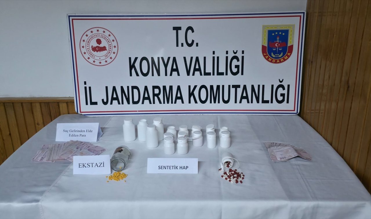 Konya’daki uyuşturucu operasyonu:  6 zanlı tutuklandı