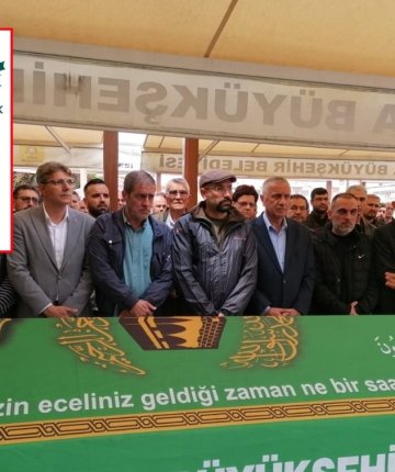 Gelecek Partisi Konya İl Başkan Yardımcısı Mehmet Emin Arkoç dualarla defnedildi