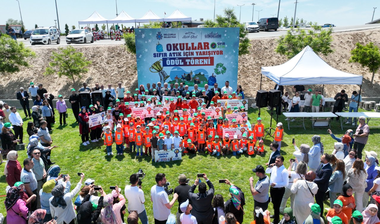 Selçuklu’da öğrenciler yarıştı, çevre kazandı: Sıfır Atık Projesinde büyük başarı