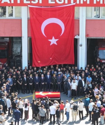 Konyalı Şehit İtfaiye Eri Mehmet Tekeli son yolculuğuna uğurlandı