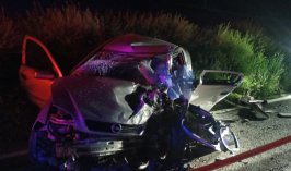Konya’da kamyonetle çarpışan otomobilin sürücüsü öldü, 5 kişi yaralandı
