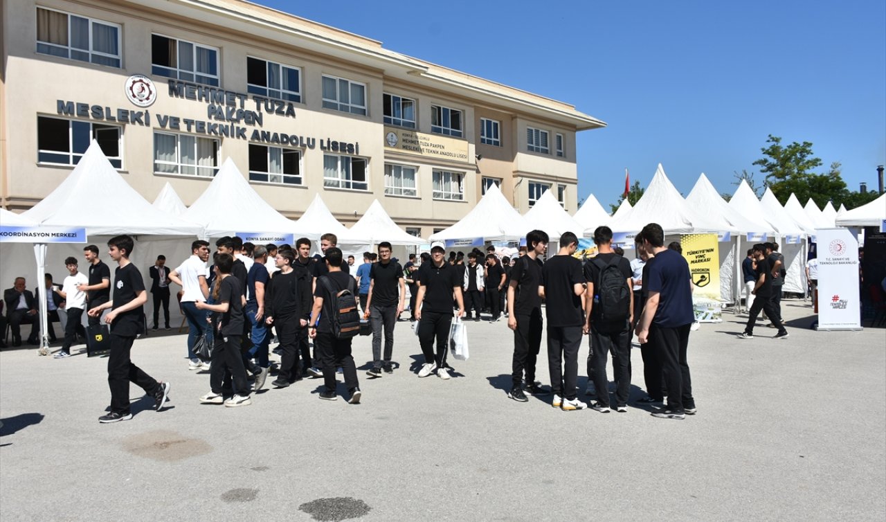 Konya’da iş dünyası ile öğrencileri buluşturacak fuar kapılarını açtı