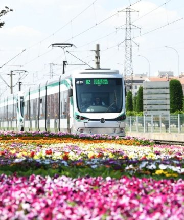 Konya çiçek açtı! Cadde ve parklar göz kamaştırıyor