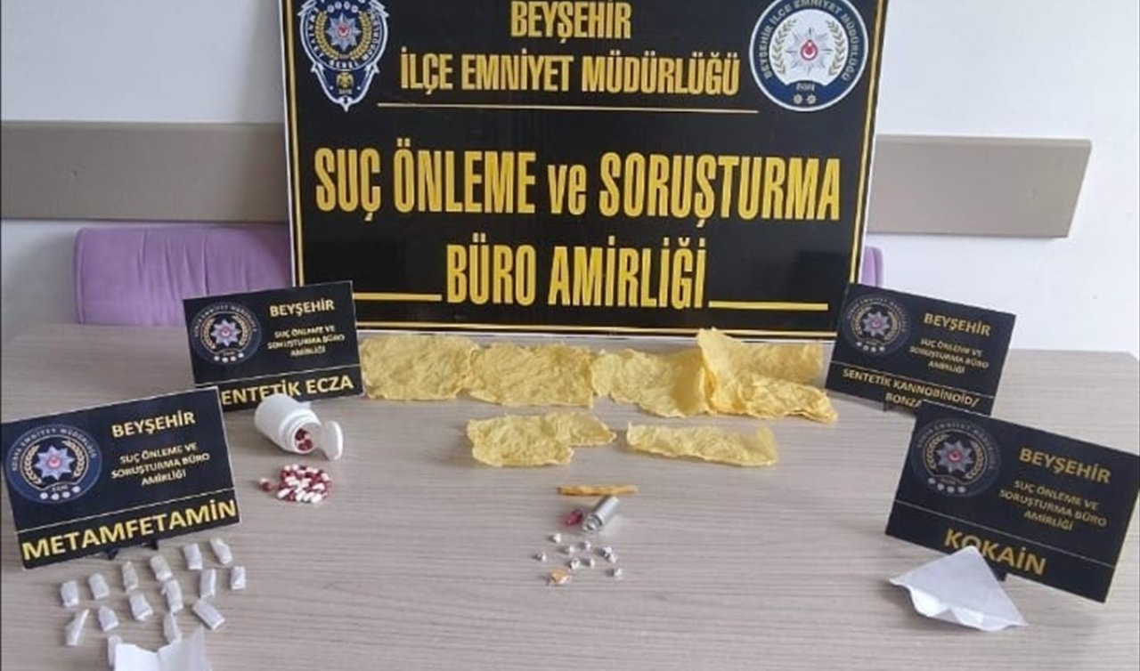 Konya’da uyuşturucu operasyonu: 3 şüpheli yakalandı