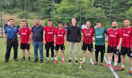Derebucak’ta kurumlararası turnuvada kupalar sahiplerini buldu