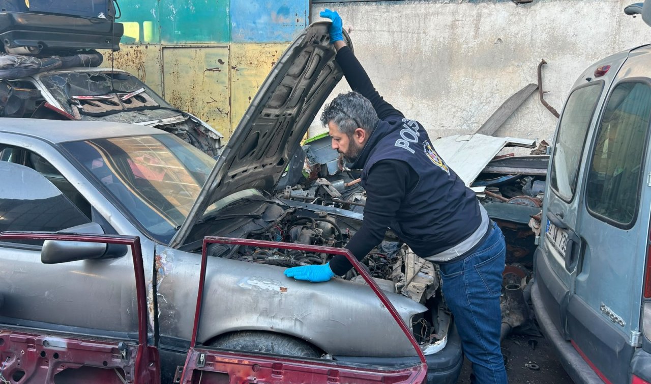 Hurda araçlardan milyonluk vurgun! Konya polisi çeteyi çökertti