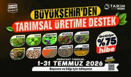 Konya Büyükşehir Belediyesi’nden çiftçilere yüzde 75 hibe destek