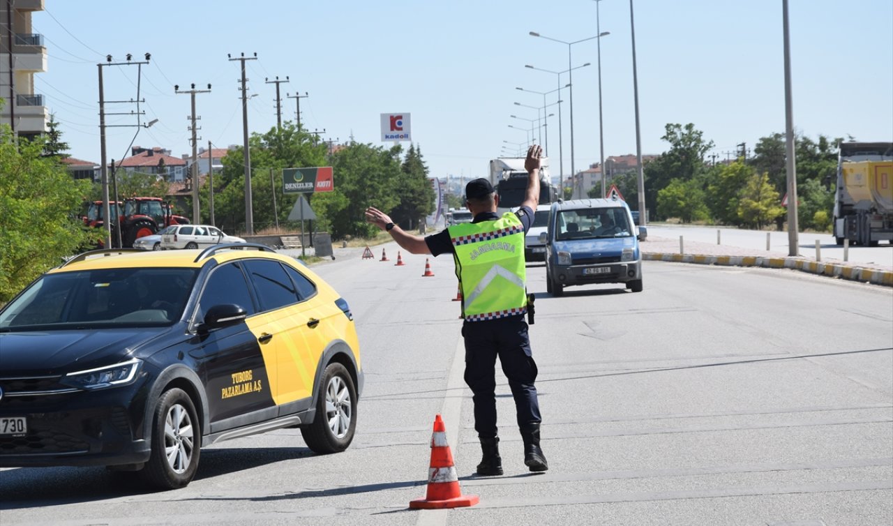 Konya-Ankara kara yolunda NATO Liderler Zirvesi kapsamında denetimler artırıldı