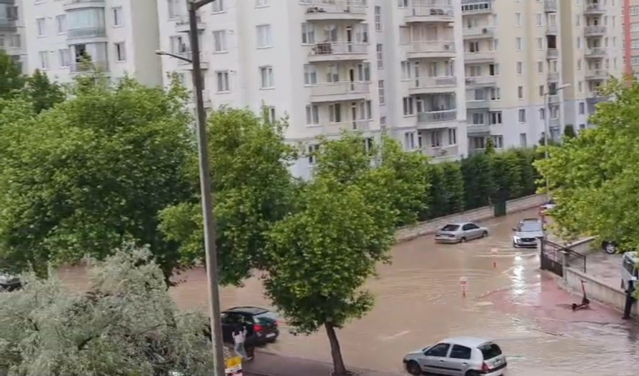 Konya’yı sağanak vurdu! Cadde ve alt geçitler sular altında kaldı