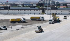 Konya Büyükşehir’den ağır tonajlı araçlara modern kamyon garajı