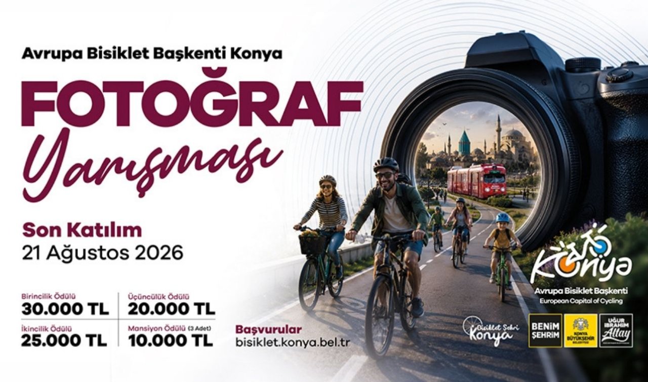 Konya’da bisiklet tutkunları için büyük fırsat! Ödüllü yarışma başladı