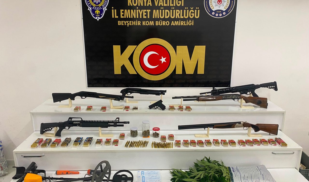 Konya’da tefecilik operasyonu! 11 adrese Eş zamanlı baskın