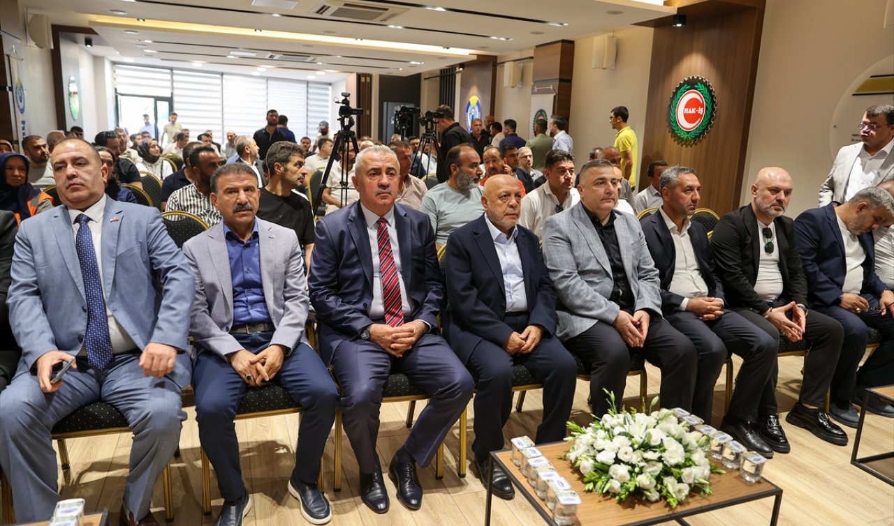 HAK-İŞ Genel Başkanı Arslan’dan Konya’da Filistin mesajı