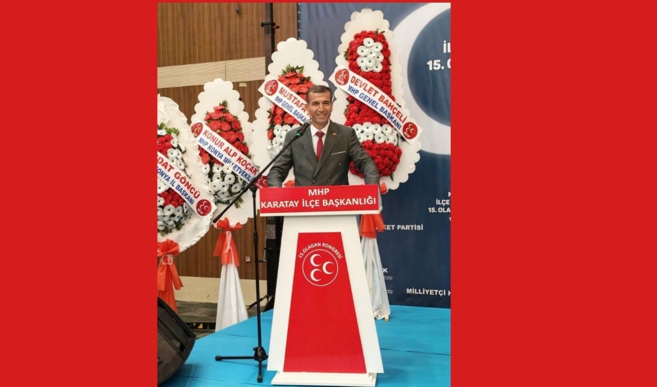 MHP Karatay’da yeni dönem: İlçe Başkanlığına Muammer Özcan seçildi