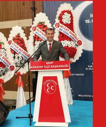 MHP Karatay’da yeni dönem: İlçe Başkanlığına Muammer Özcan seçildi