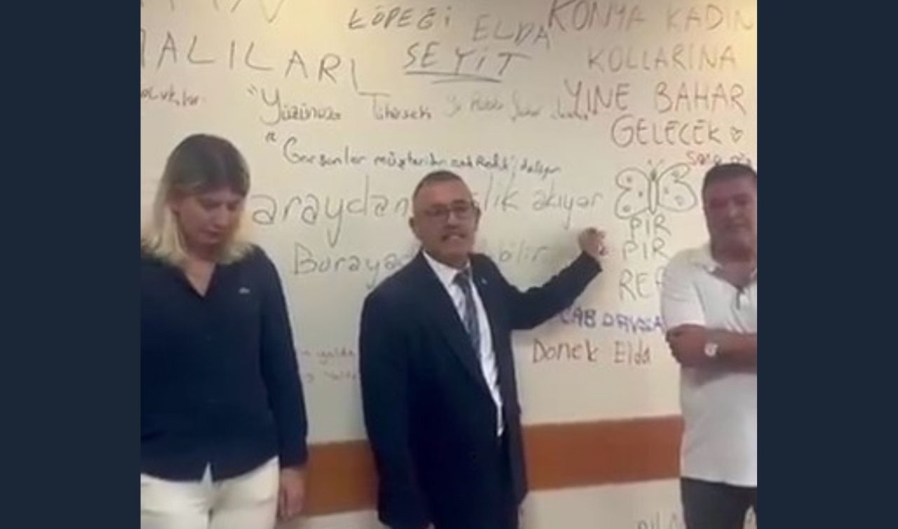 CHP Konya İl Başkanlığı’nda gerilim tırmandı: Parti binasındaki yazılara sert tepki