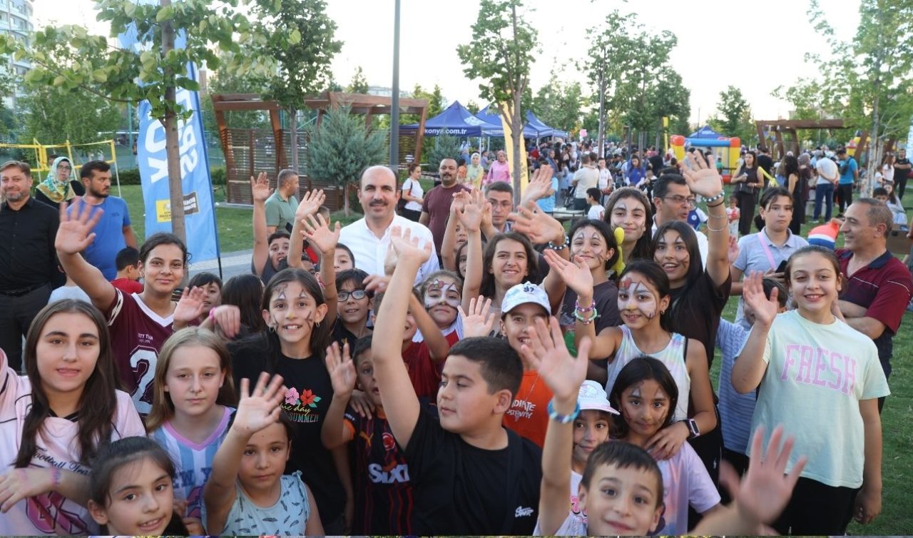 Konya’da “Parklarda Şenlik Var“ etkinliği gerçekleştirildi