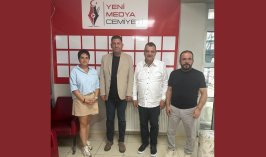 Yeni Medya Cemiyeti’nde tarihi gün! İlk uluslararası heyet geldi