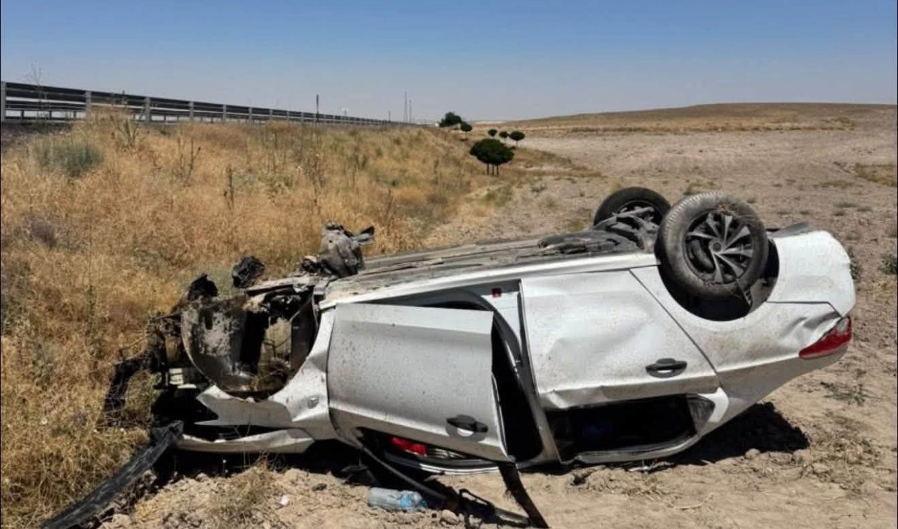 Konya’da takla atan otomobilde aynı aileden 5 kişi yaralandı