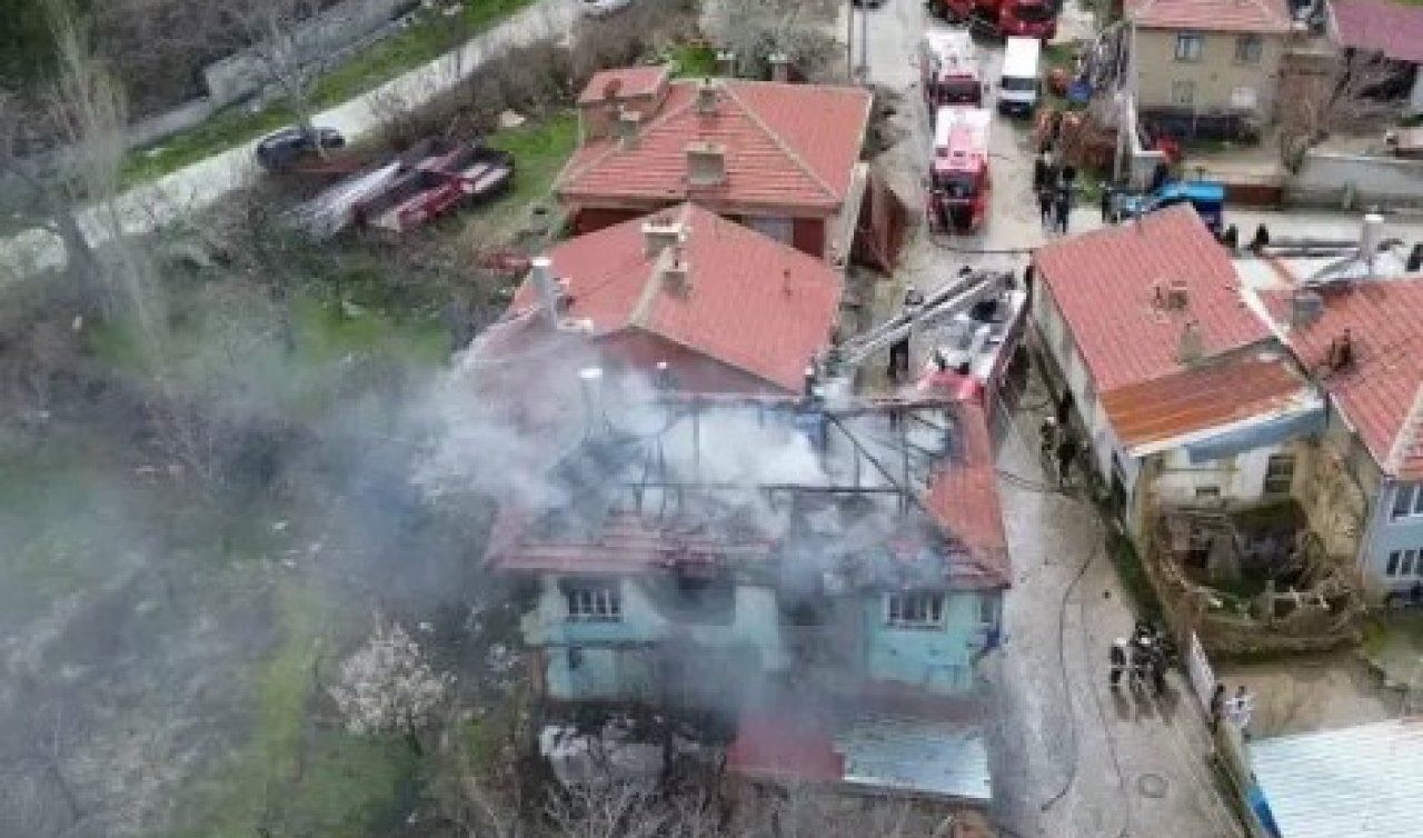 Konya’nın bu ilçesinde evde çıkan yangın söndürüldü