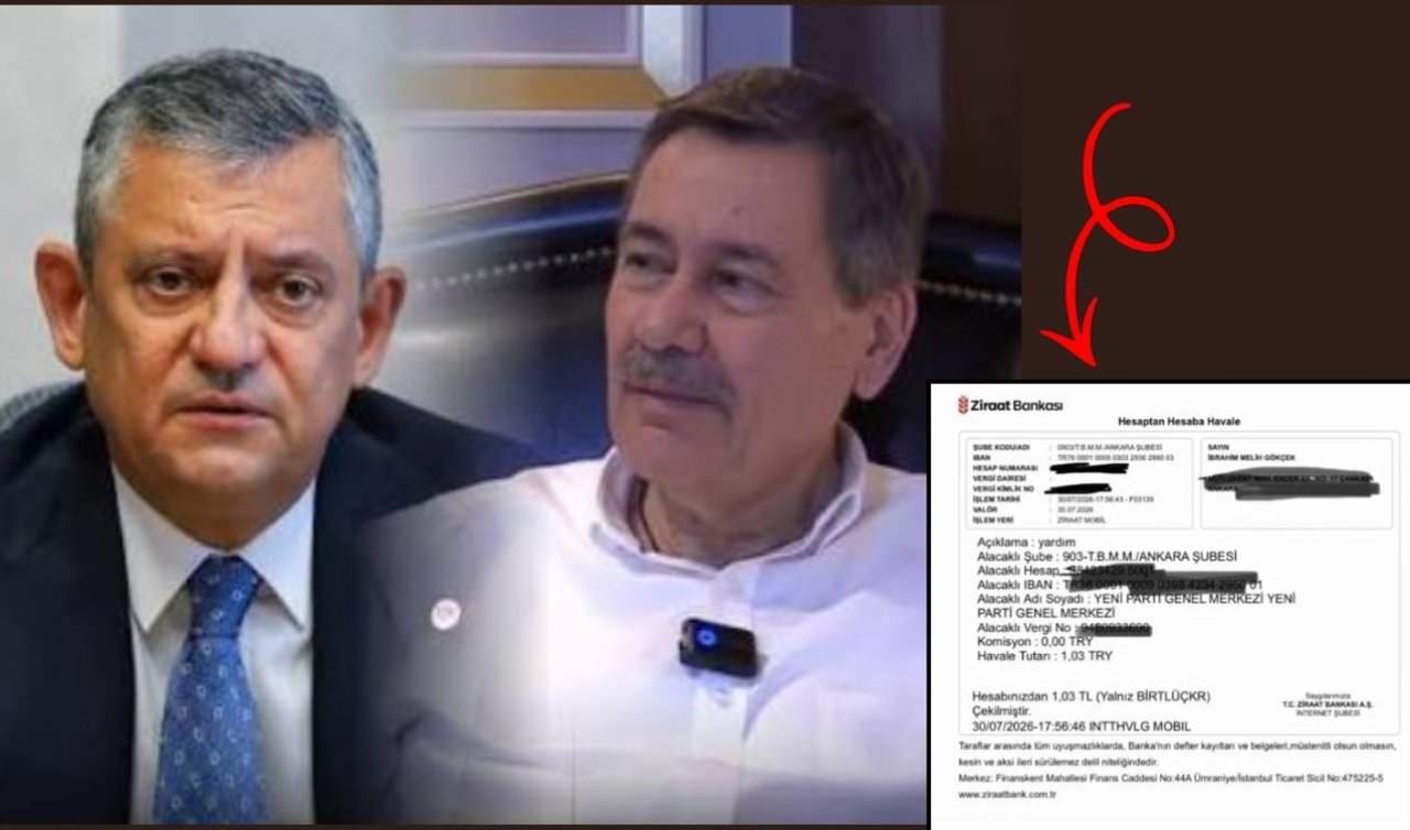 Melih Gökçek’ten Özgür Özel’e 1,03 TL’lik gönderme! O para geri döndü 