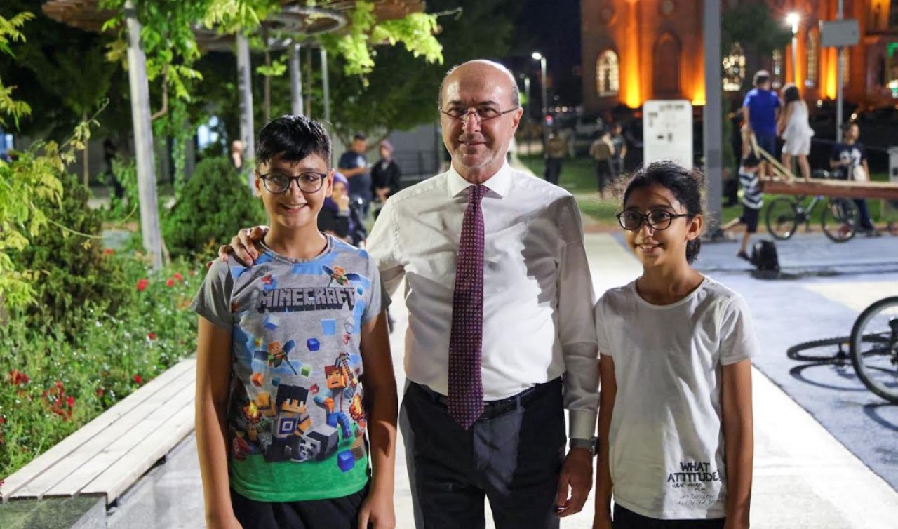 Başkan Pekyatırmacı, Şefikcan Parkı’nda vatandaşlarla buluştu
