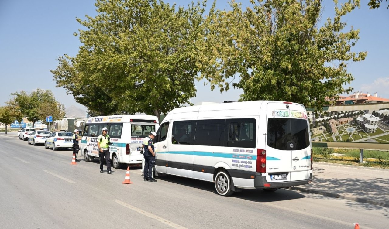 Konya’da zabıta ve polis sahada! Toplu taşıma araçları tek tek denetleniyor
