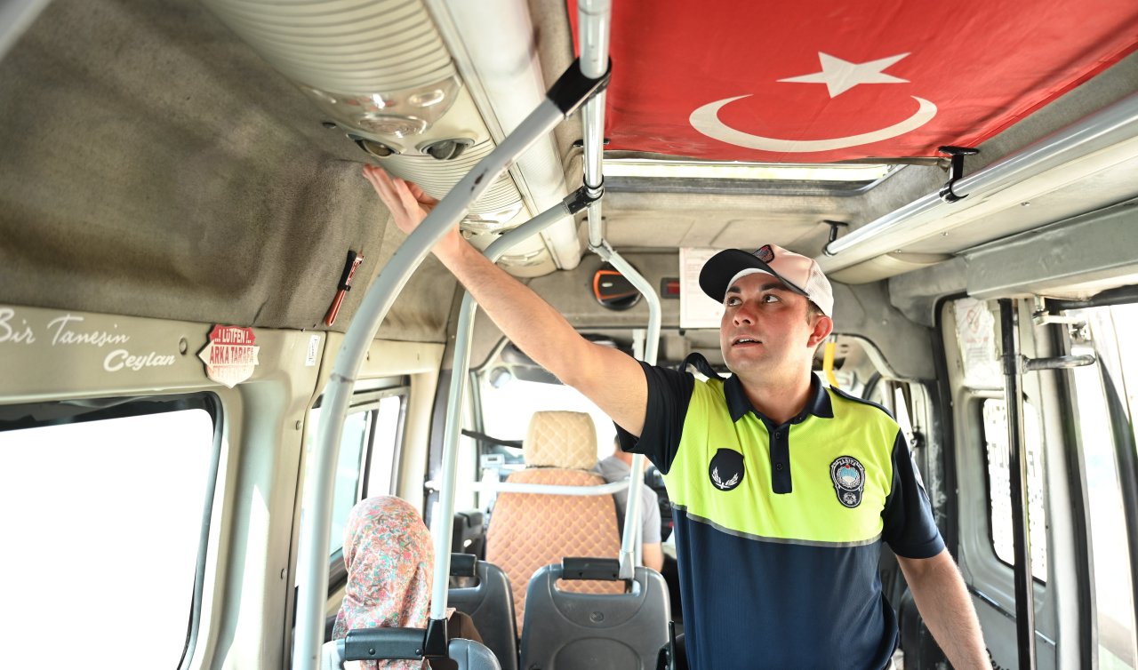 Konya’da zabıta ve polis sahada! Toplu taşıma araçları tek tek denetleniyor