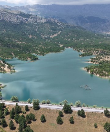 Gökçehüyük Barajı çevresi yeni mesire alanına dönüşüyor 