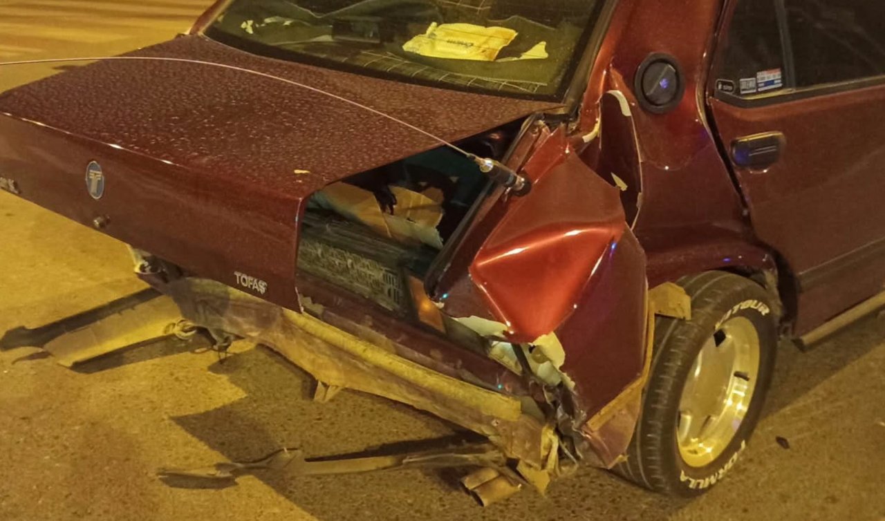 Konya’da iki otomobil çarpıştı: 2 kişi yaralandı