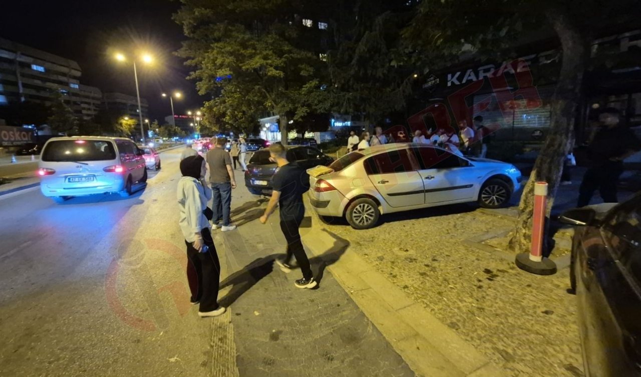 Konya’da kaza sonrası kaçış! O anlar kamerada