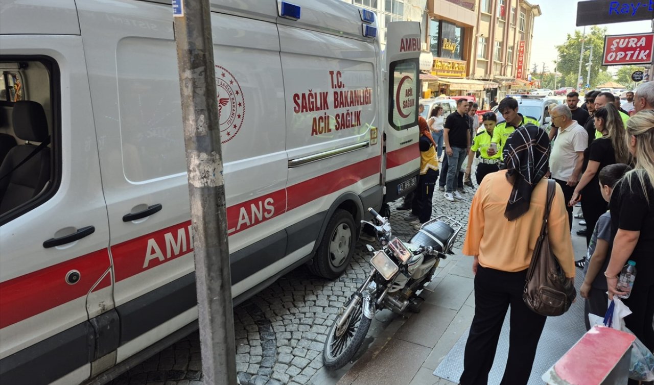 Konya’da bir kişi motosikletini çalan şüphelileri durdurmak isterken yaralandı