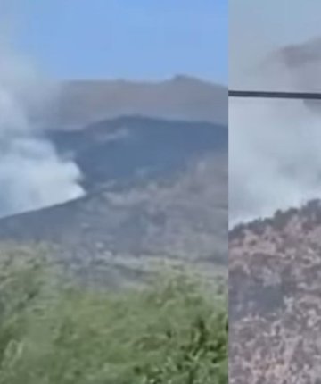 Konya’da orman yangını! Dumanlar ilçe merkezinden görüldü