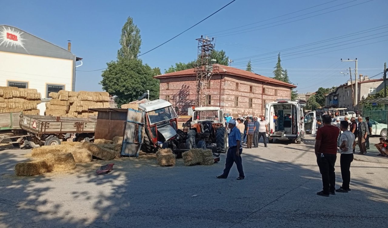 Akkise’de traktörler çarpıştı: 2 yaralı