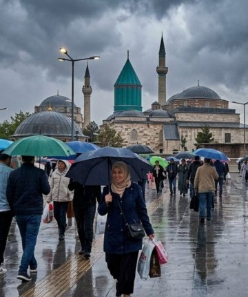 Konya’da sıcakların sonu geldi! Serin ve yağışlı hava geliyor