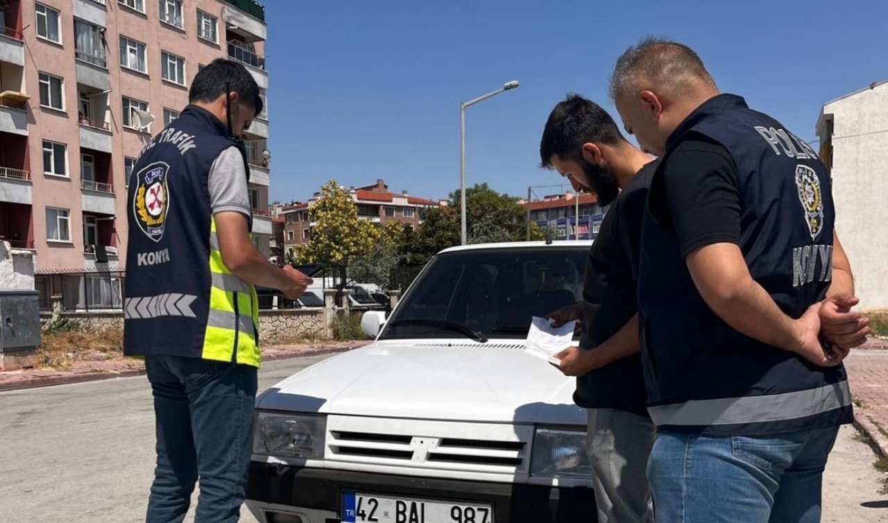 Konya’da sokak ortasında tehlikeli şov! Sonu pahalıya patladı