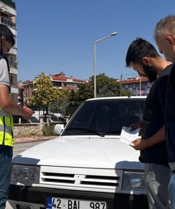 Konya’da sokak ortasında tehlikeli şov! Sonu pahalıya patladı