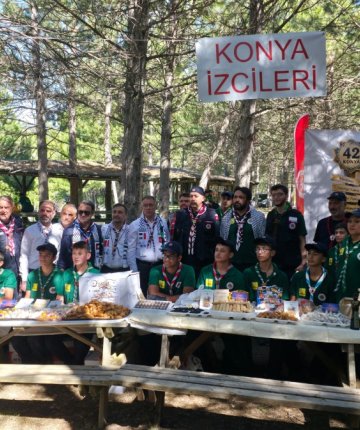 Konya’da 16 ülkeden 2 bin izci buluştu! Kardeşlik kampı başladı