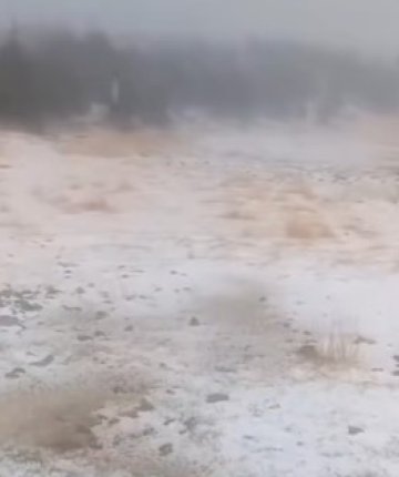 Ağustos ayında Konya’yı kış bastı! 2 ilçe beyaza büründü