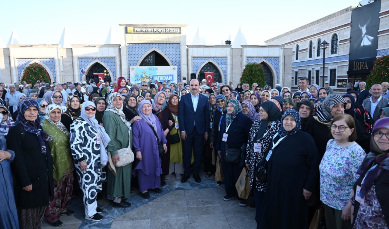 Konya’nın dört bir köşesini gezdiler! 10 bin emekli projede buluştu