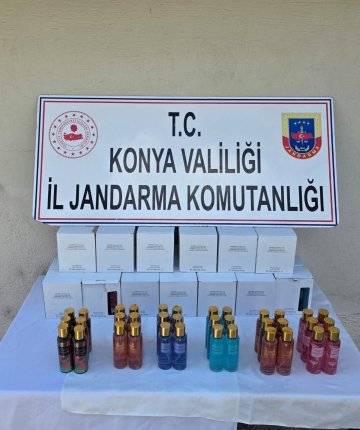 Konya’da jandarmadan şampuan operasyonu: 4 bin 582 adet ele geçirildi