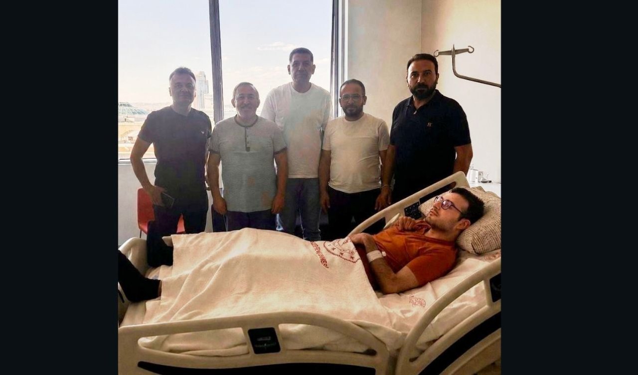 Yeni Medya Cemiyeti’nden Mustafa Tatlısu  ve Emir Tatlısu’ya geçmiş olsun ziyareti