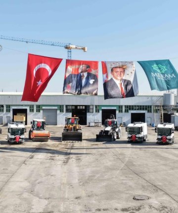 Kazandırılan 7 yeni iş makinesi ile; Meram’ın Hizmet Gücü Büyüyor