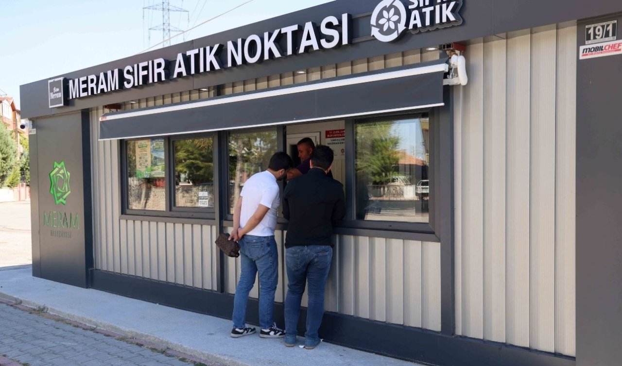 Meram’da çöpler artık para ediyor! 233 bin TL vatandaşın cebine girdi