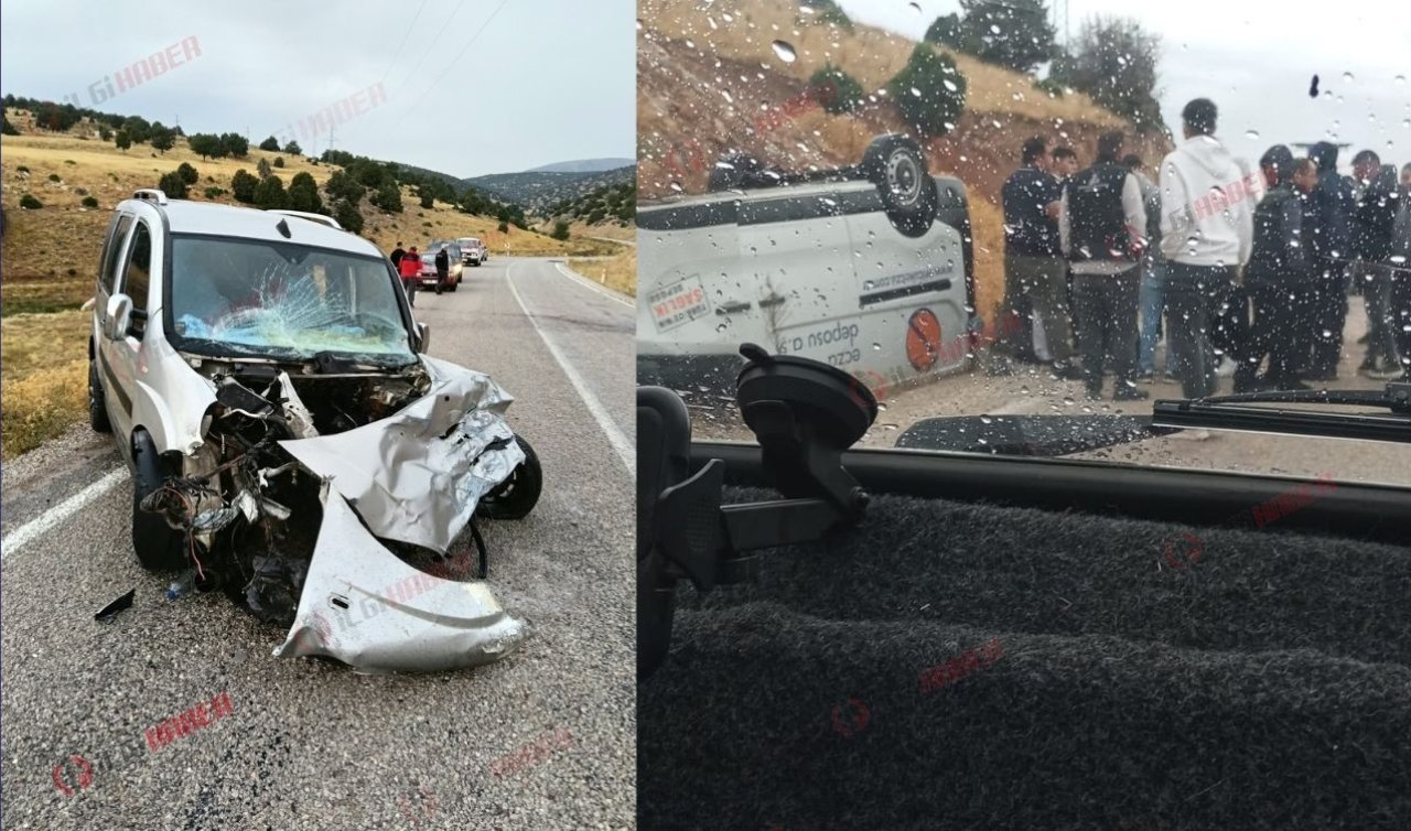 Konya’da trafik kazası: 1 sağlık personeli yaralandı