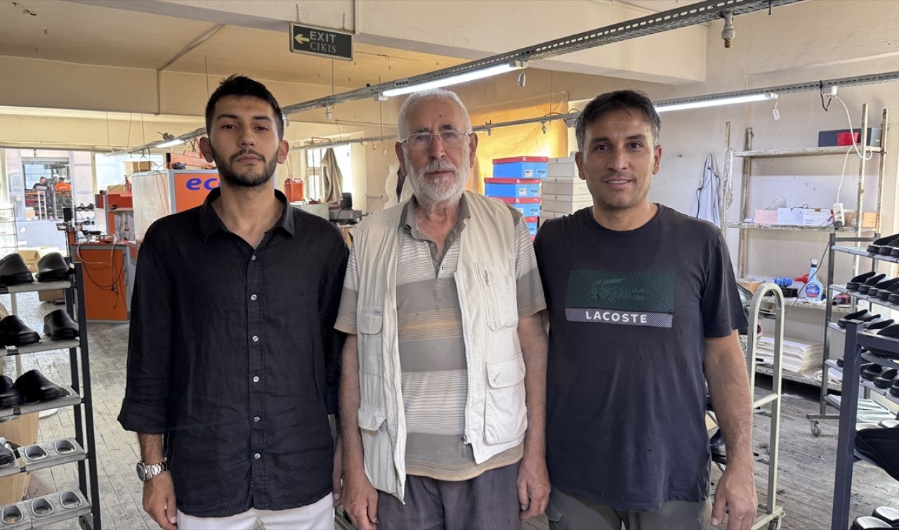 El işçiliğiyle başlayan kunduracılık 20 metrekarelik atölyeden dünya pazarına taşındı