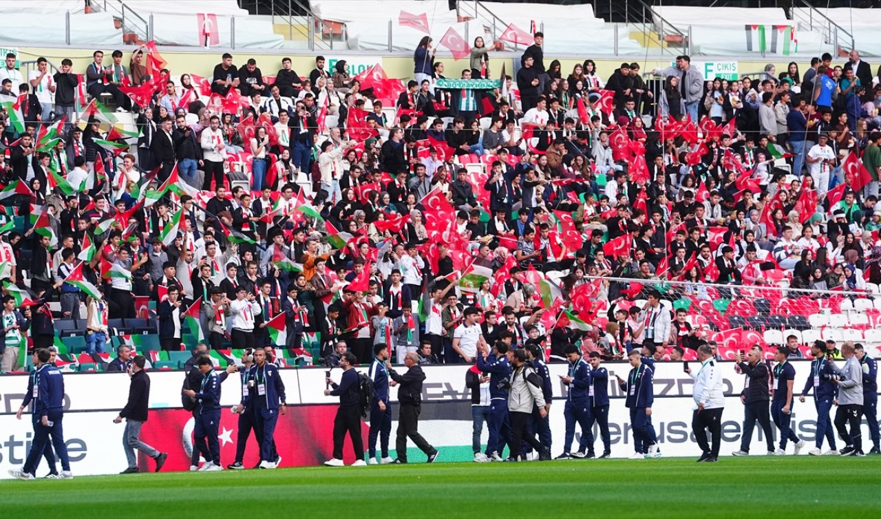 Filistin Milli Takımı-Konyaspor dostluk maçı