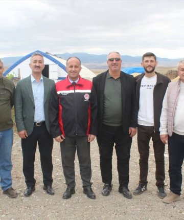 Yozgat’ta küçükbaş hayvan üreticisine KOP destekli çadır desteği