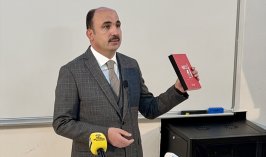 Konya’da İsrail’in saldırılarının yıl dönümünde Filistin’in direnişine kitapla destek